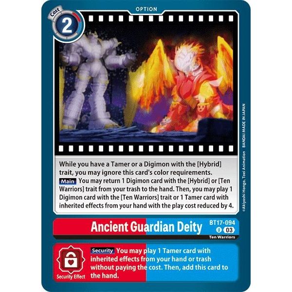 Image for Ancient Guardian Deity (BT17-094 U) (BT17) - Digimon Card Game