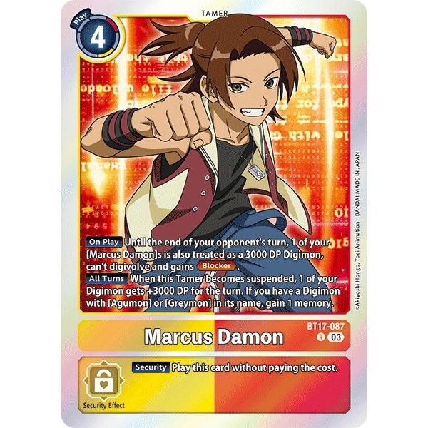 Image for Marcus Damon (BT17-087 R) (BT17) - Digimon Card Game