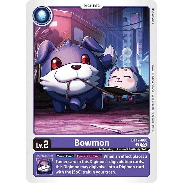 Image for Bowmon (BT17-006 U) (BT17) - Digimon Card Game