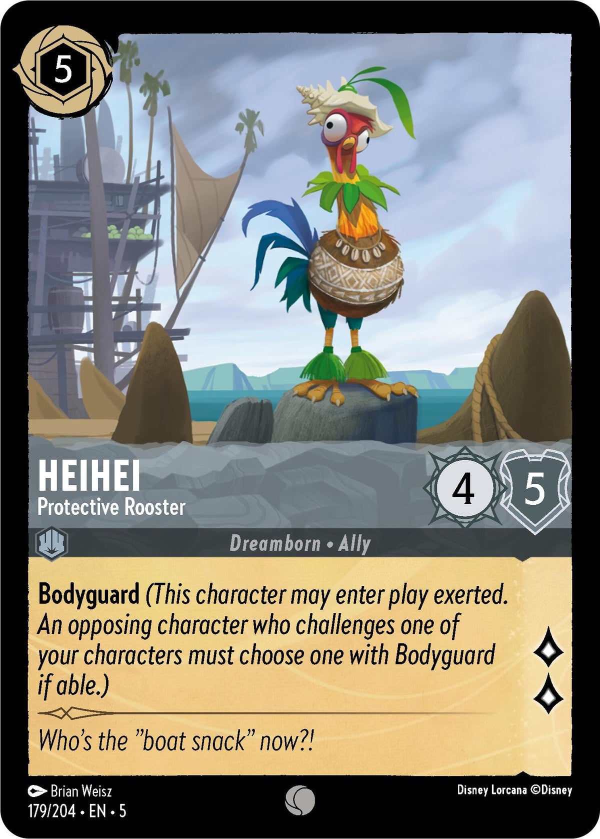 Image for HeiHei - Protective Rooster (179/204) (5) - Disney Lorcana