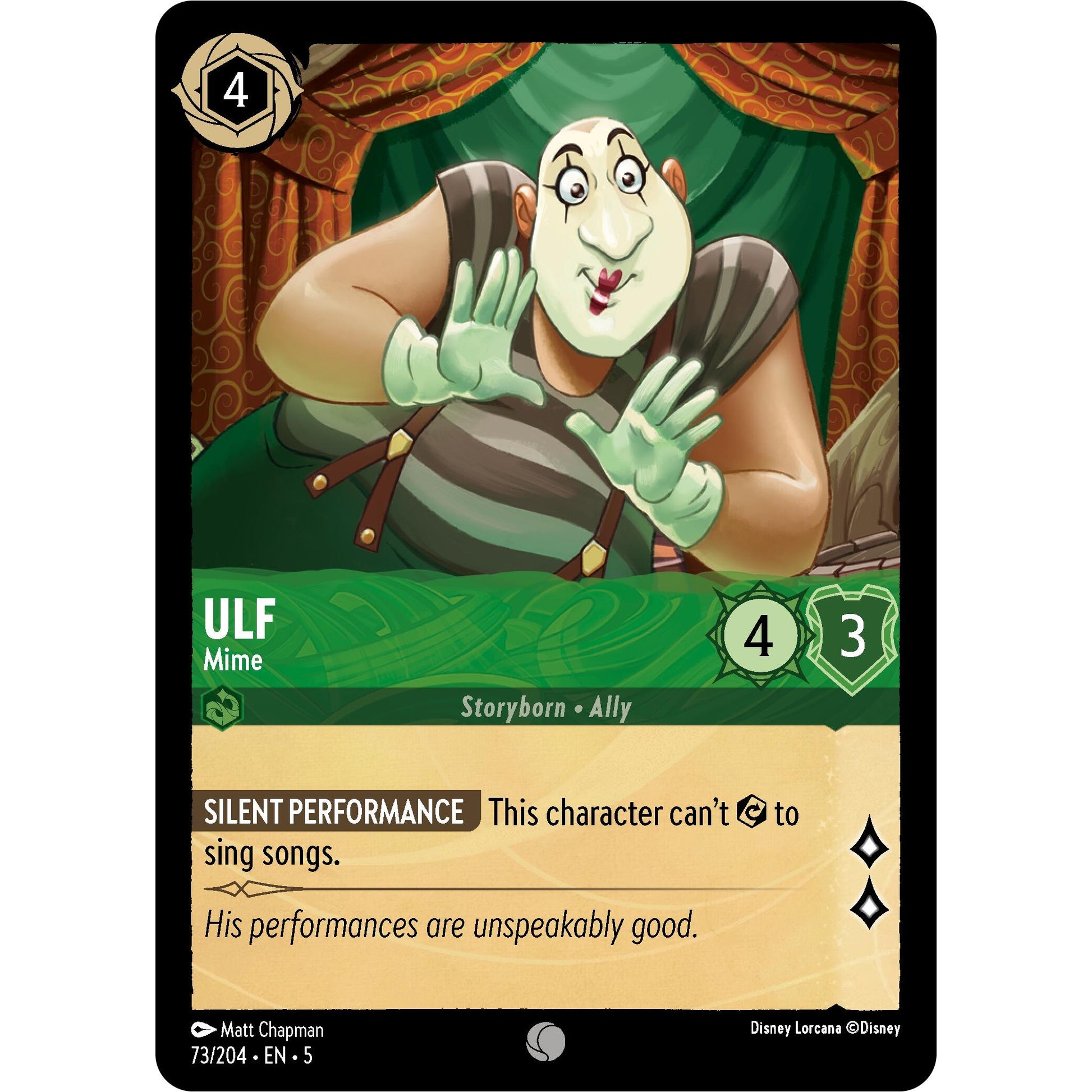 Image for Ulf - Mime (73/204) (5) - Disney Lorcana
