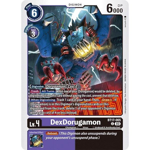 Image for DexDorugamon (BT17-065 C) (BT17) - Digimon Card Game