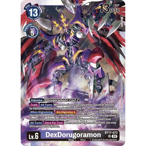 Image for DexDorugoramon (BT17-073 SR) (BT17) - Digimon Card Game