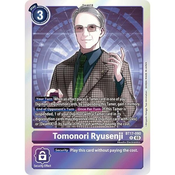 Image for Tomonori Ryusenji (BT17-090 R) (BT17) - Digimon Card Game