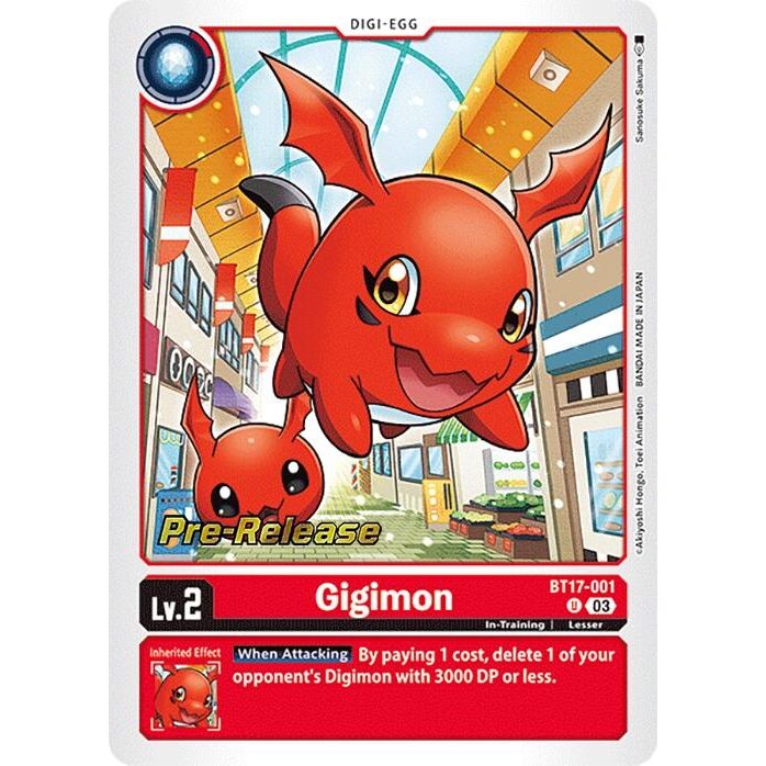 Image for Gigimon (BT17-001 U) (BT17_PR) - Digimon Card Game