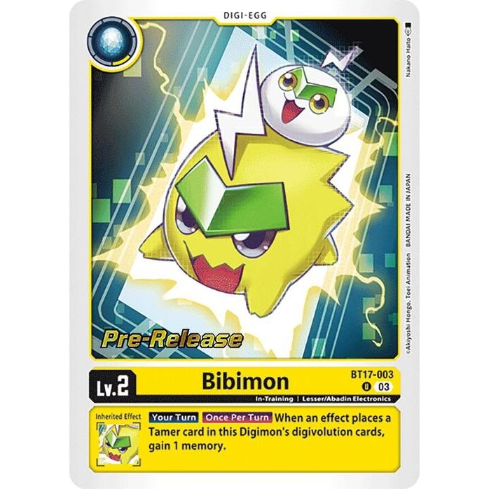 Image for Bibimon (BT17-003 U) (BT17_PR) - Digimon Card Game