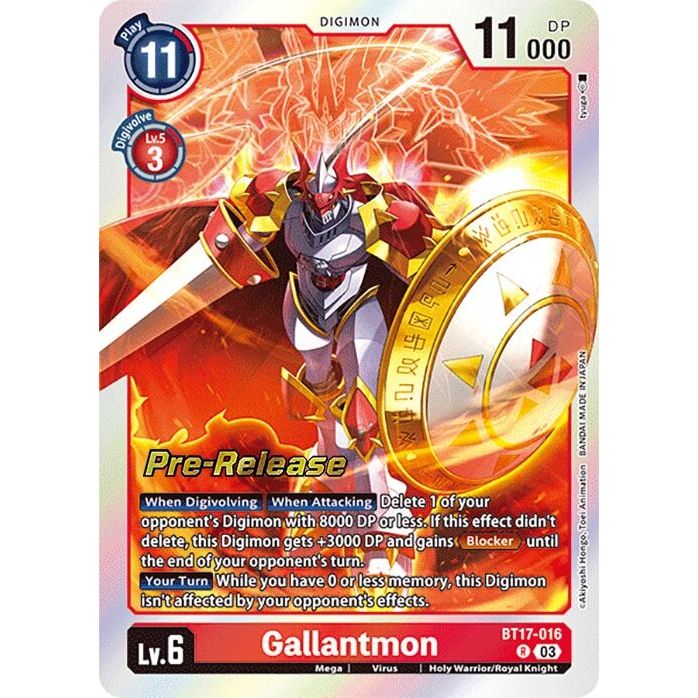 Image for Gallantmon (BT17-016 R) (BT17_PR) - Digimon Card Game