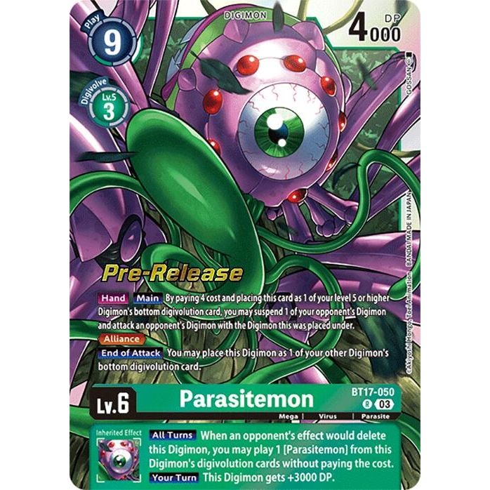 Image for Parasitemon (BT17-050 R) (BT17_PR) - Digimon Card Game