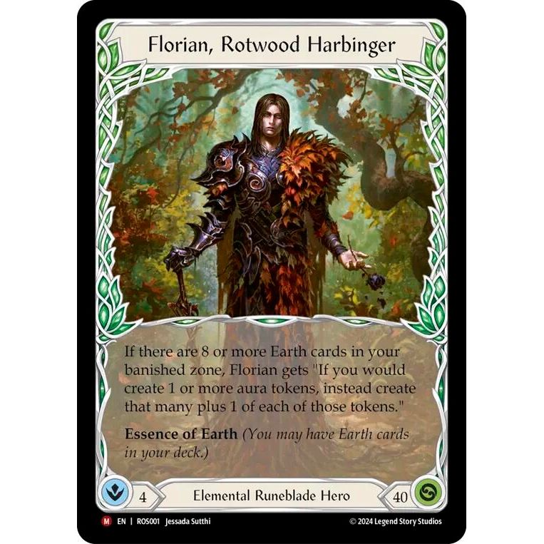 Image for Florian, Rotwood Harbinger (ROS001) (ROS) - Flesh and Blood TCG