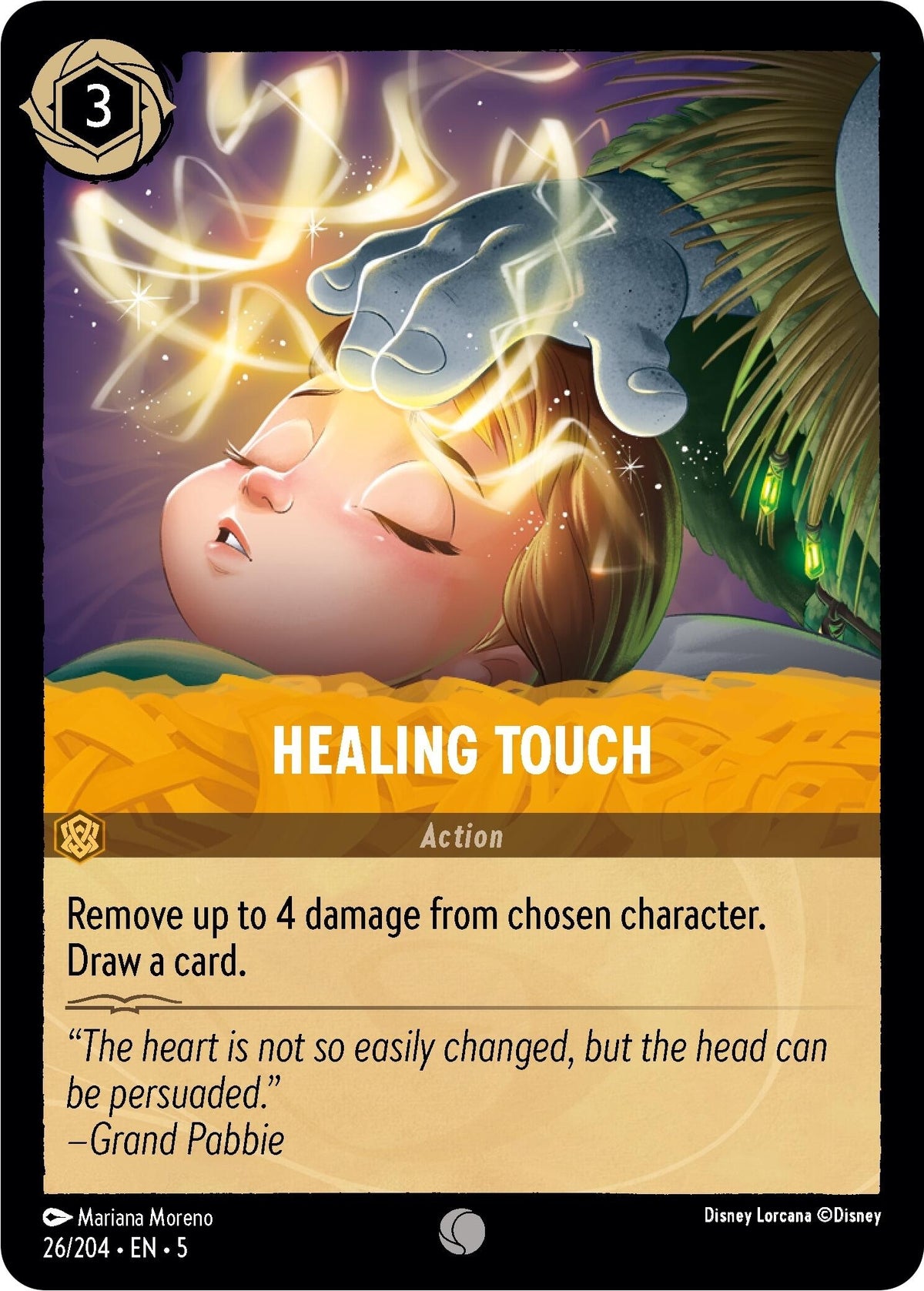 Image for Healing Touch (26/204) (5) - Disney Lorcana