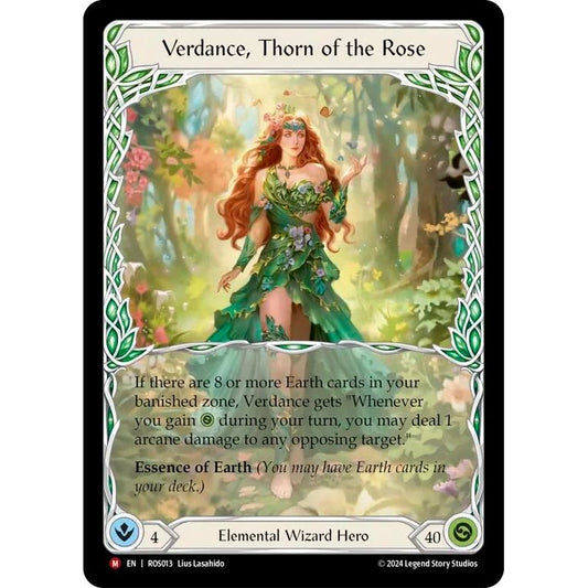 Image for Verdance, Thorn of the Rose (ROS013) (ROS) - Flesh and Blood TCG