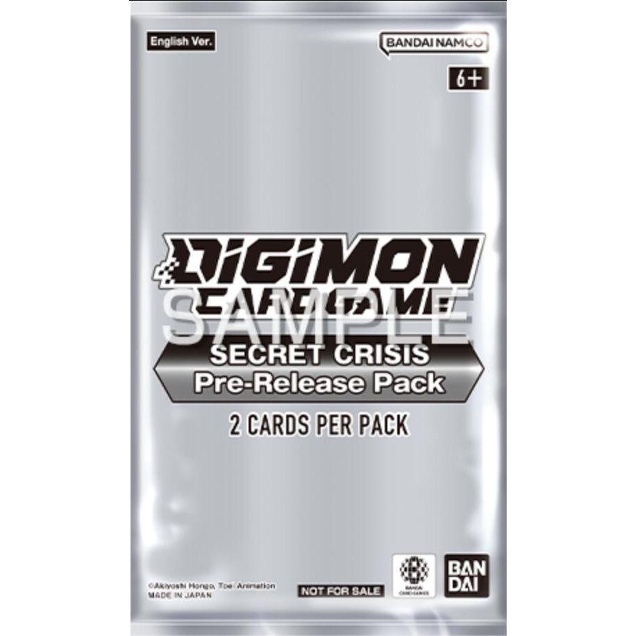 Image for Secret Crisis Pre-release Pack - Digimon Card Game