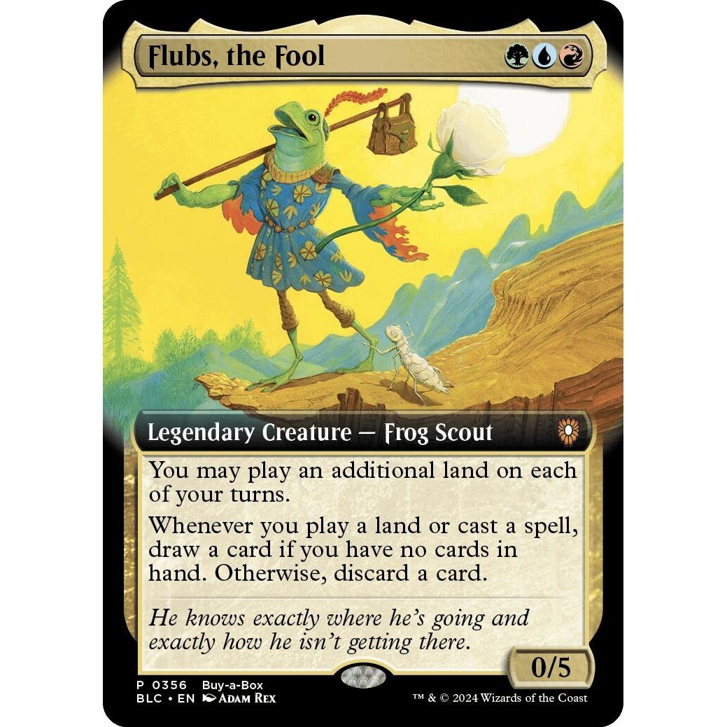 Image for Flubs, the Fool (Extended Art) (356) (BABP) - Magic: The Gathering