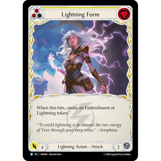 Image for Lightning Form (Yellow) (ROS083) (ROS) - Flesh and Blood TCG
