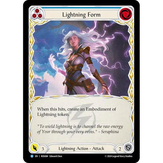 Image for Lightning Form (Blue) (ROS084) (ROS) - Flesh and Blood TCG