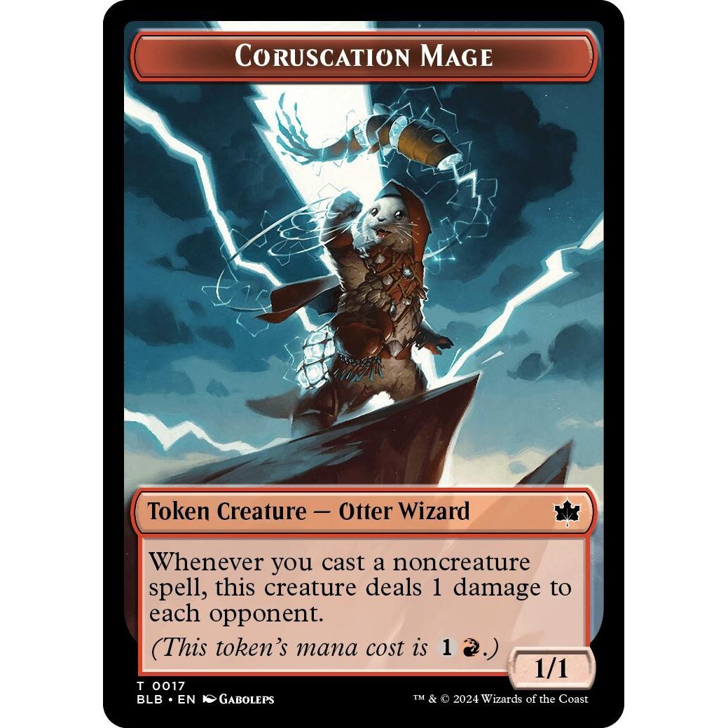 Image for Coruscation Mage Token (17) (BLB) - Magic: The Gathering