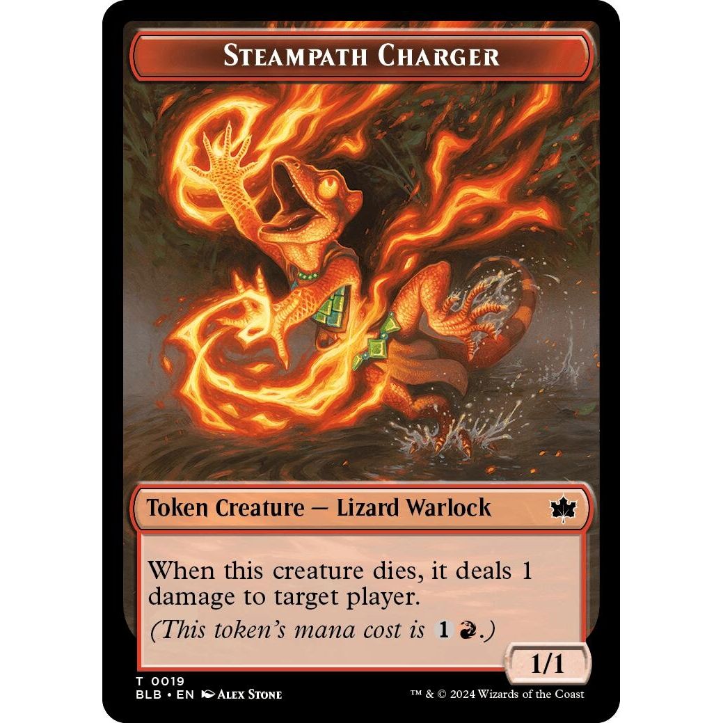 Image for Steampath Charger Token (19) (BLB) - Magic: The Gathering