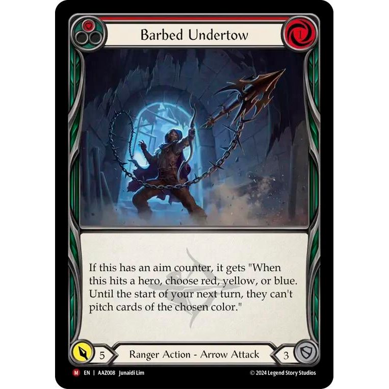 Image for Barbed Undertow (AAZ008) (ADA) - Flesh and Blood TCG