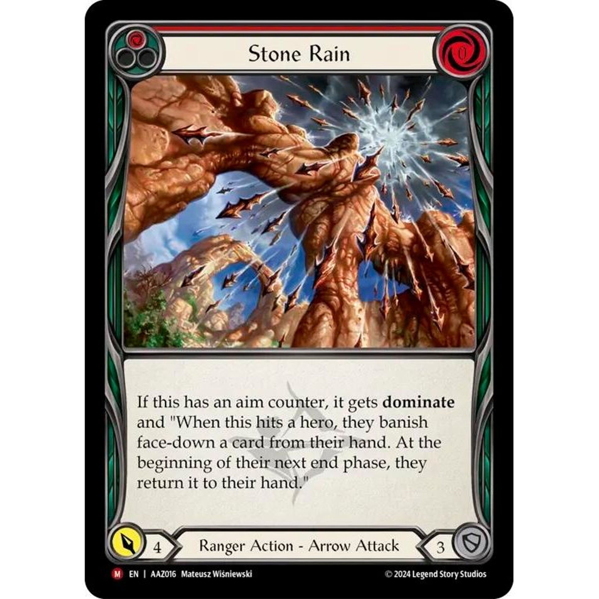 Image for Stone Rain (AAZ016) (ADA) - Flesh and Blood TCG
