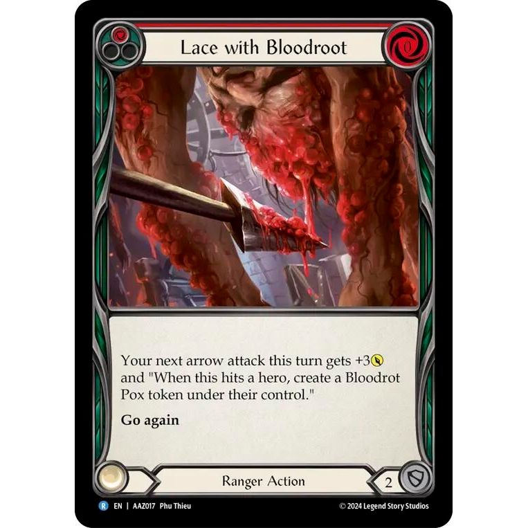 Image for Lace with Bloodrot (AAZ017) (ADA) - Flesh and Blood TCG