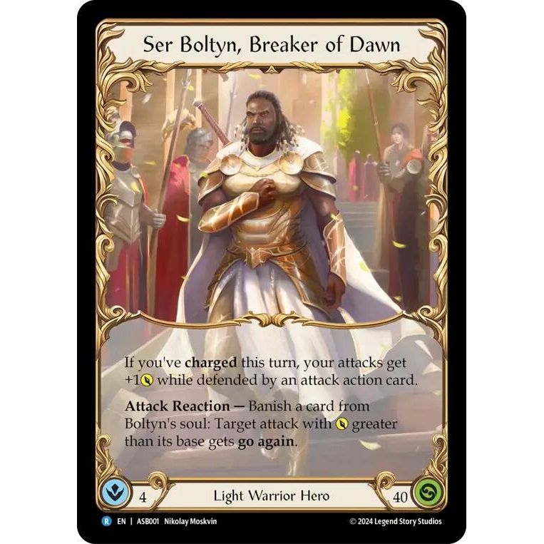 Image for Ser Boltyn, Breaker of Dawn (ASB001) - Flesh and Blood TCG