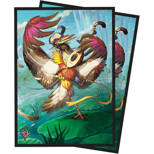 Image for Bloomburrow Zinnia, Valley's Voice Standard Deck Protector Sleeves for Magic: The Gathering (100-pack) - Card Sleeves