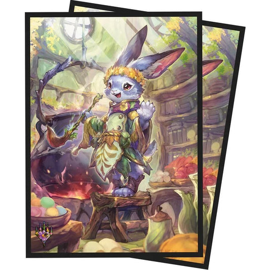 Image for Bloomburrow Ms. Bumbleflower Standard Deck Protector Sleeves for Magic: The Gathering (100-pack) - Card Sleeves