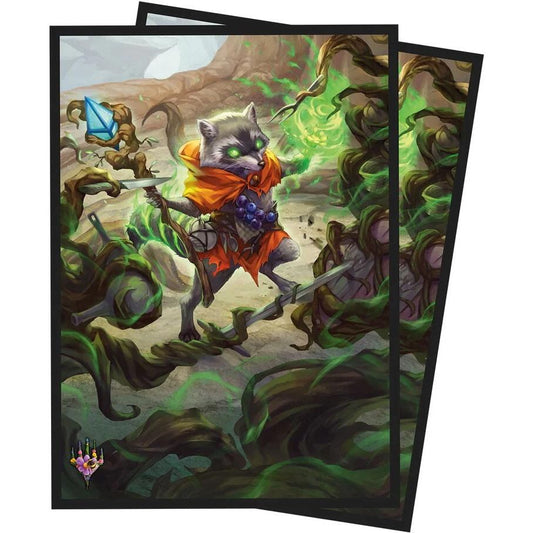 Image for Bloomburrow Bello, Bard of the Brambles Standard Deck Protector Sleeves for Magic: The Gathering (100-pack) - Card Sleeves