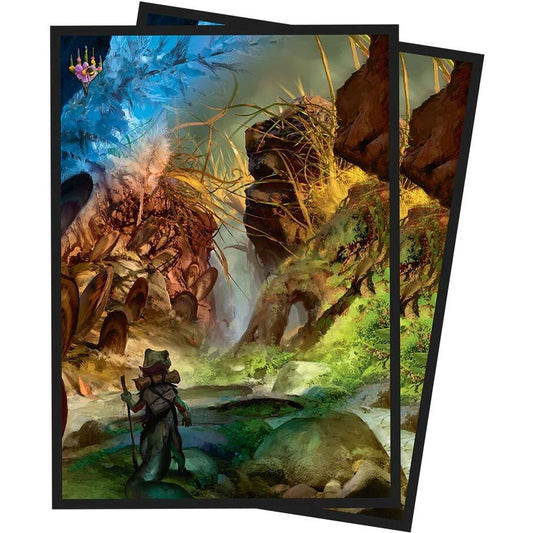 Image for Bloomburrow Swamp Standard Deck Protector Sleeves for Magic: The Gathering (100-pack) - Card Sleeves