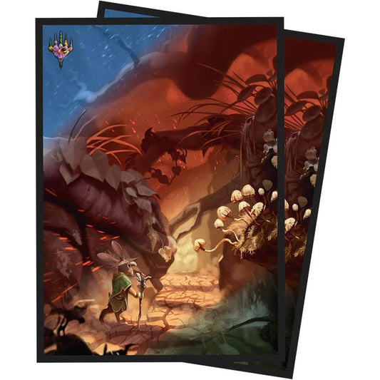 Image for Bloomburrow Forest Standard Deck Protector Sleeves for Magic: The Gathering (100-pack) - Card Sleeves