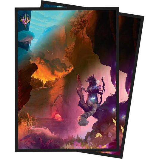 Image for Bloomburrow Mountain Standard Deck Protector Sleeves for Magic: The Gathering (100-pack) - Card Sleeves