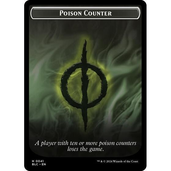 Image for Poison Counter // Rabbit Double-Sided Token (41 // 3) (BLC) - Magic: The Gathering