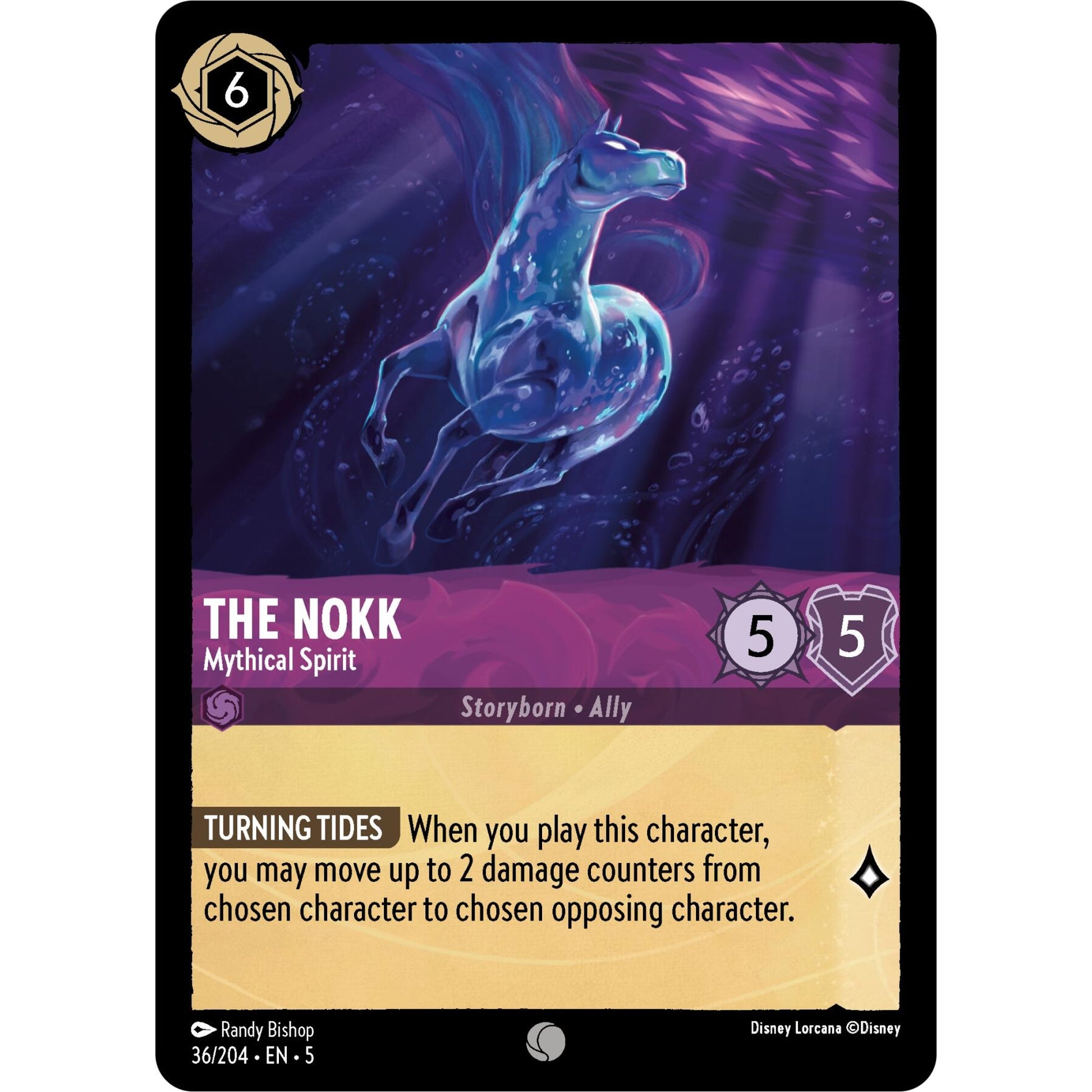 Image for The Nokk - Mythical Spirit (36/204) (5) - Disney Lorcana