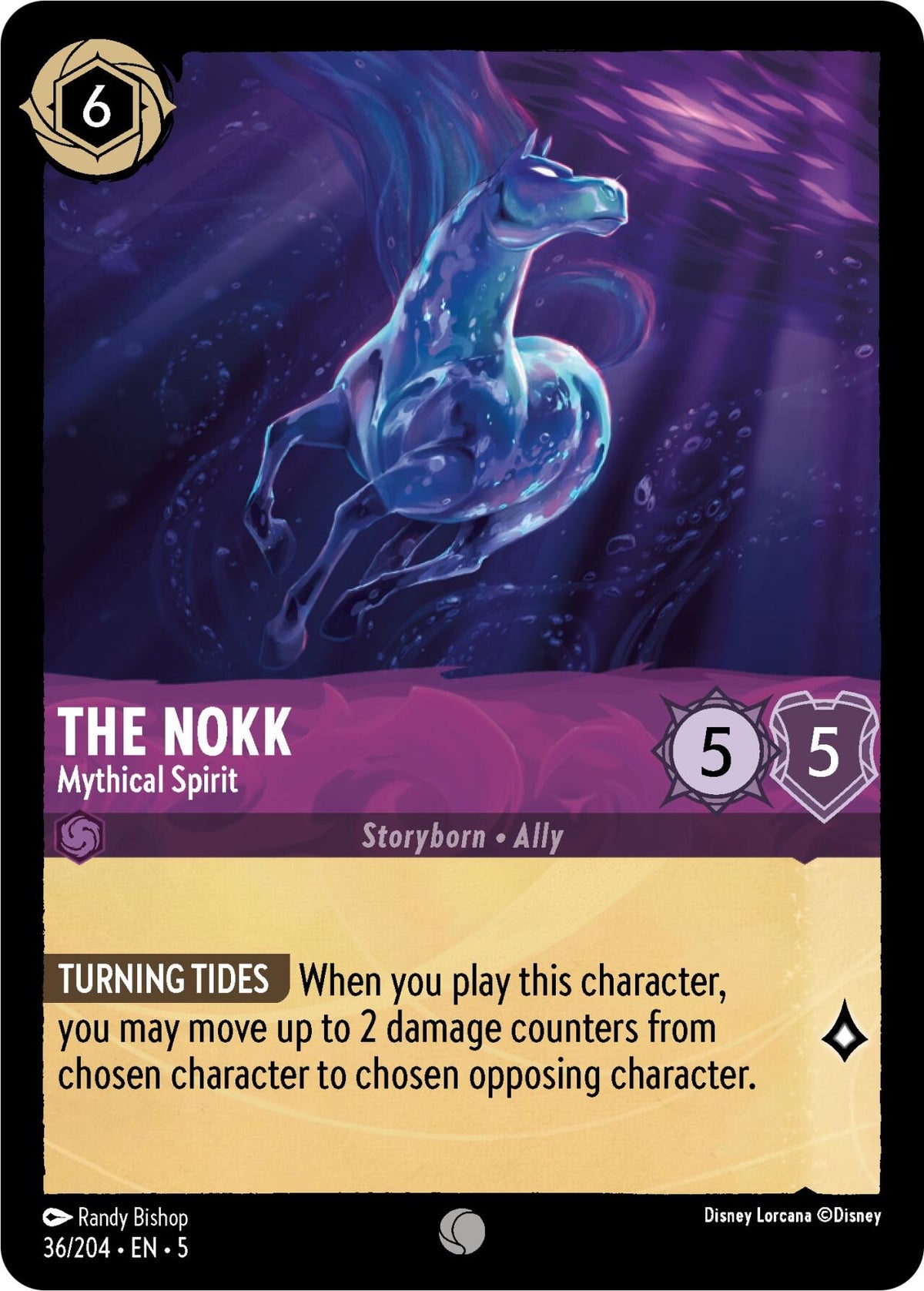 Image for The Nokk - Mythical Spirit (36/204) (5) - Disney Lorcana