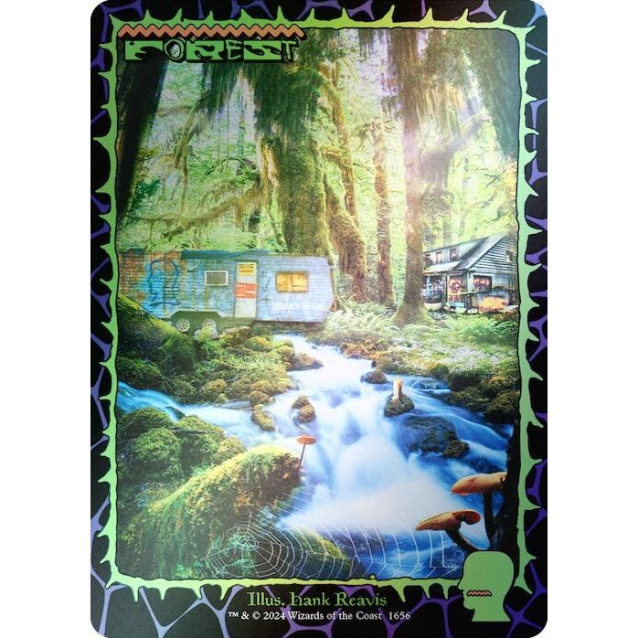 Image for Forest (1656) (Rainbow Foil) (1656) (SLD) - Magic: The Gathering