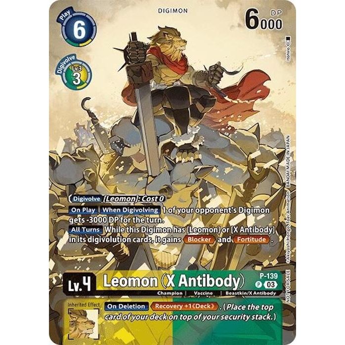 Image for Leomon (X Antibody) (Update Pack 2024) (P-139 P) (D-PR) - Digimon Card Game