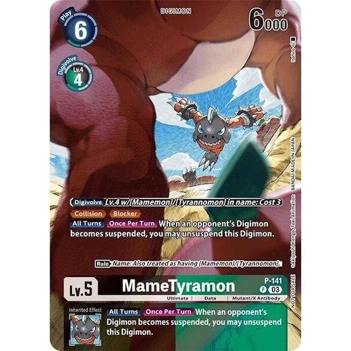 Image for MameTyramon (Update Pack 2024) (P-141 P) (D-PR) - Digimon Card Game