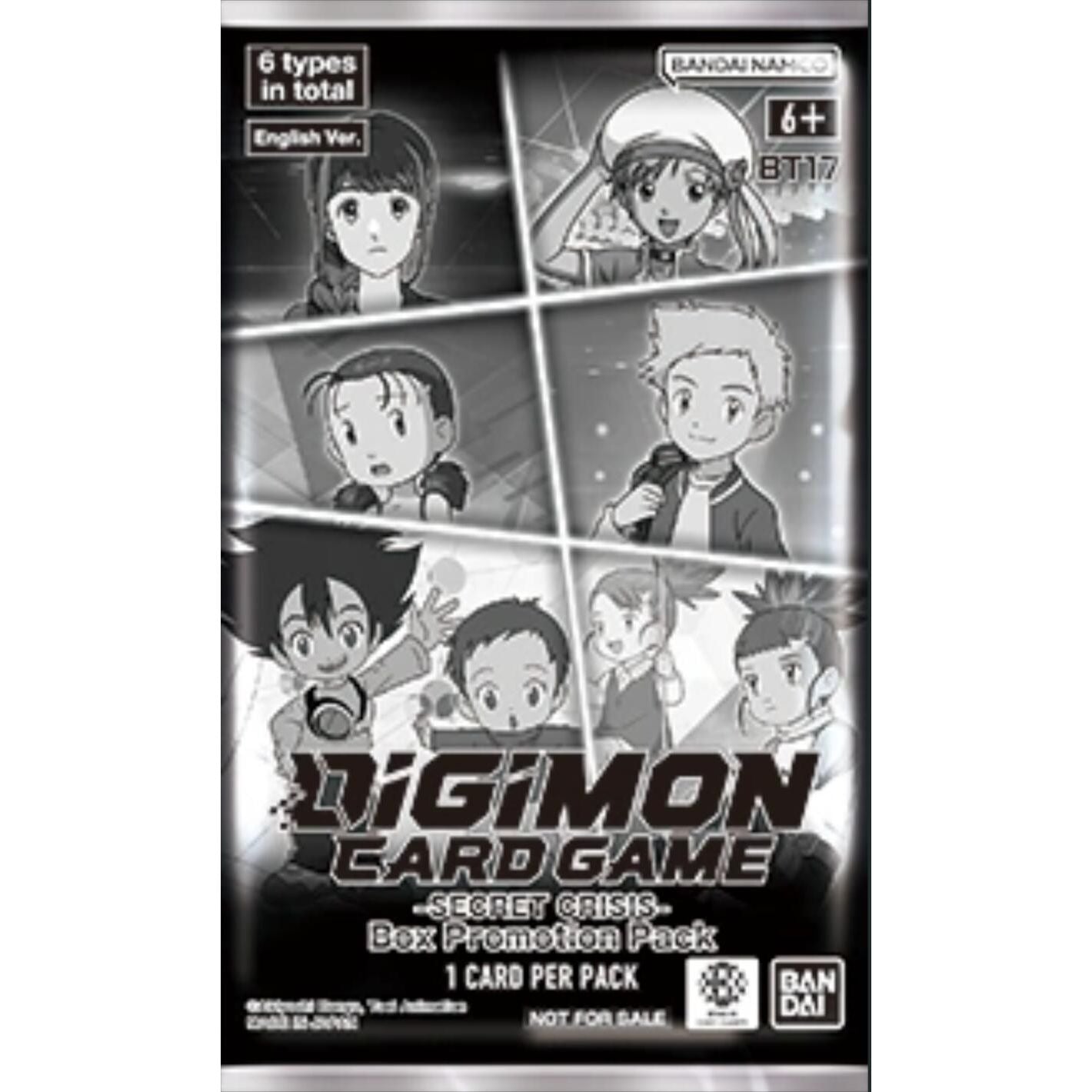Image for Secret Crisis: Box Promotion Pack - Digimon Card Game