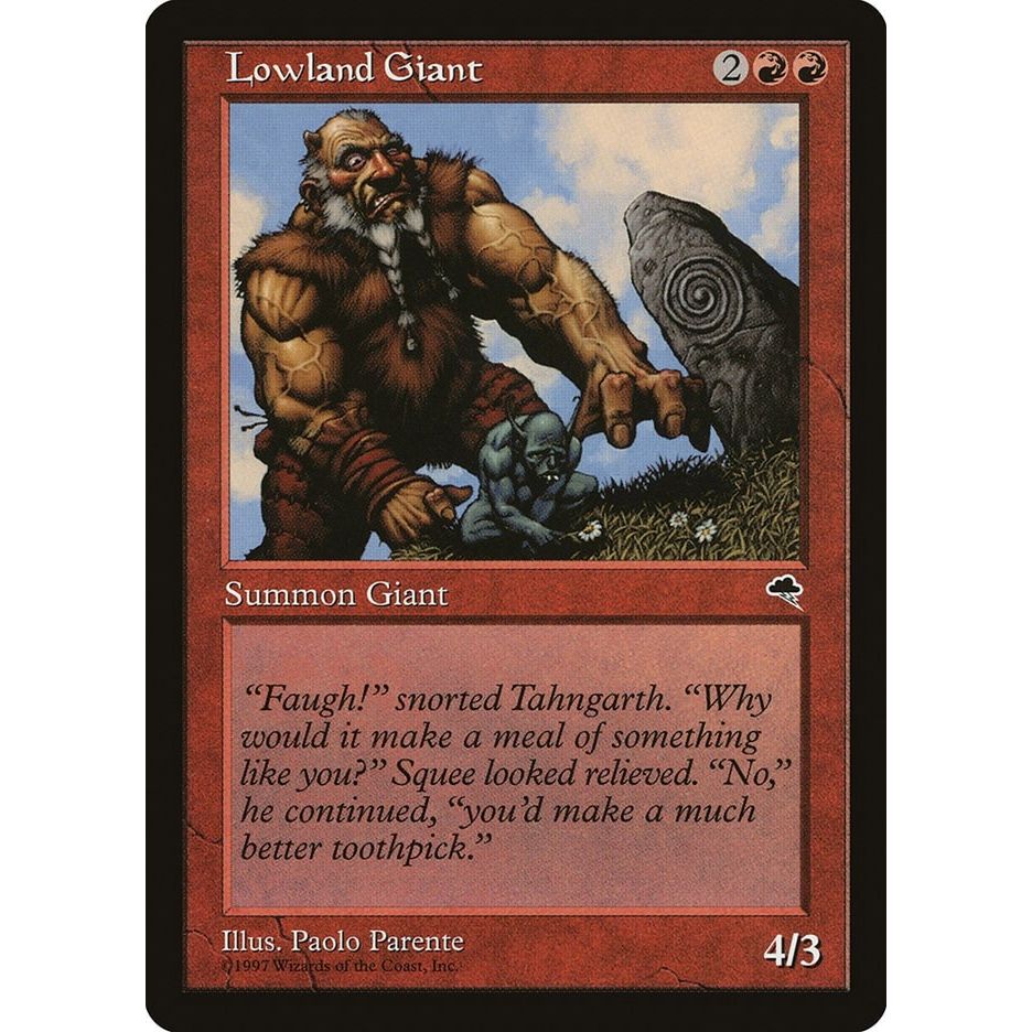 Image for Lowland Giant (187) (TMP) - Magic: The Gathering