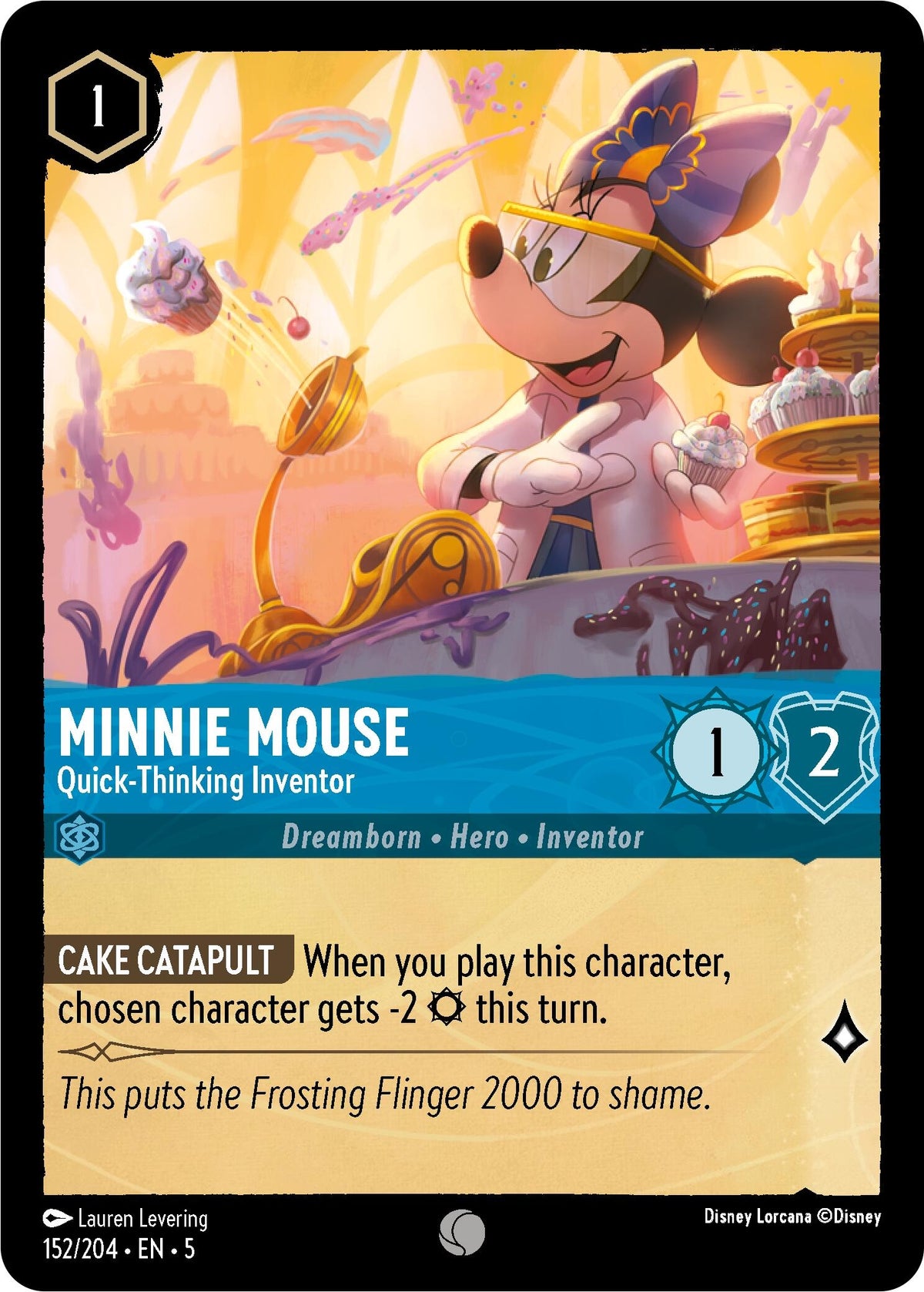 Image for Minnie Mouse - Quick-Thinking Inventor (152/204) (5) - Disney Lorcana