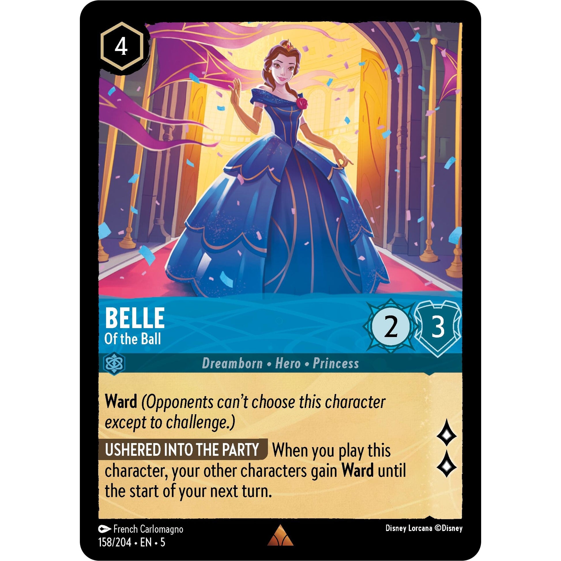 Image for Belle - Of the Ball (158/204) (5) - Disney Lorcana
