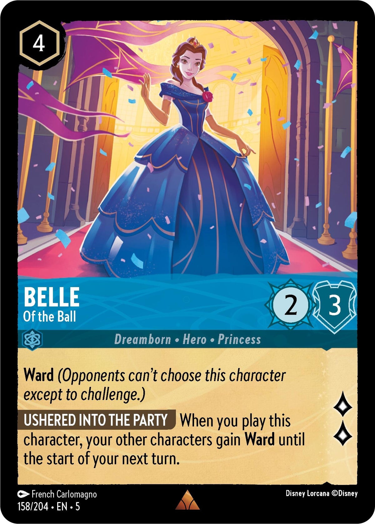 Image for Belle - Of the Ball (158/204) (5) - Disney Lorcana