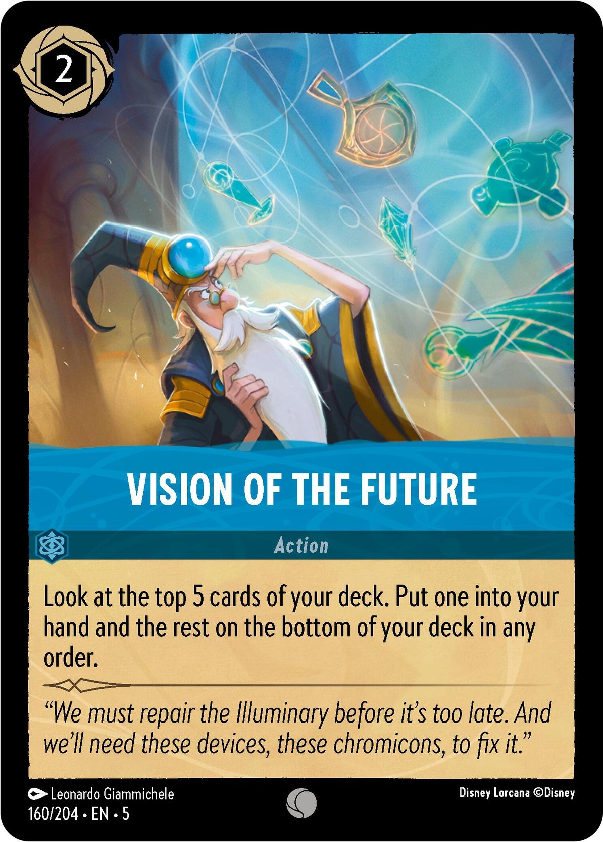 Image for Vision of the Future (160/204) (5) - Disney Lorcana