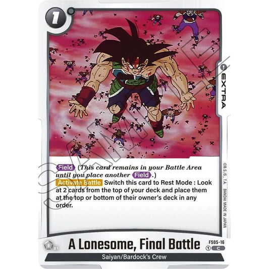 Image for A Lonesome, Final Battle (FS05-16) (FS05) - Dragon Ball Super: Fusion World