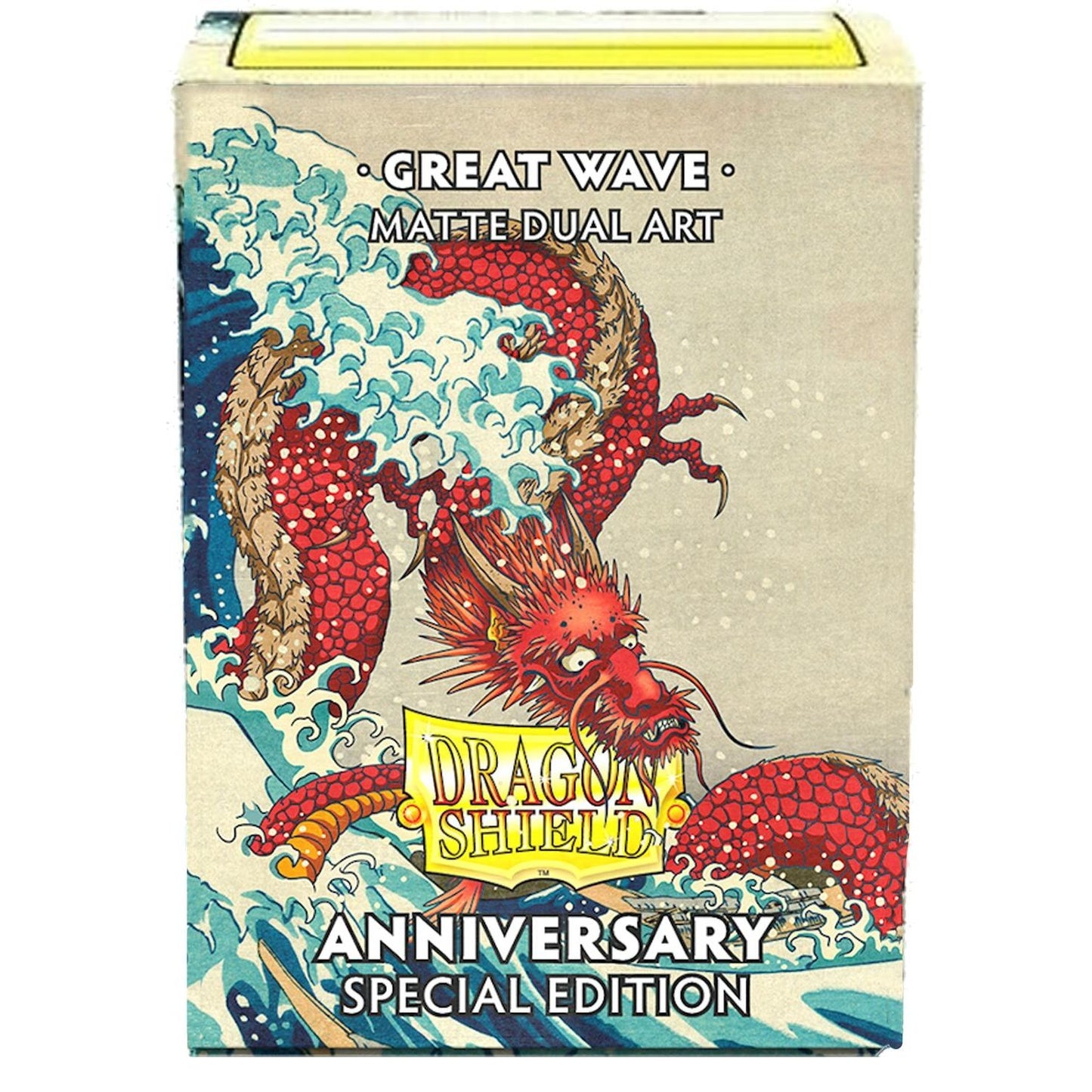Image for Dragon Shield Dual Matte: Anniversary Special Edition - Great Wave (100-pack) - Card Sleeves