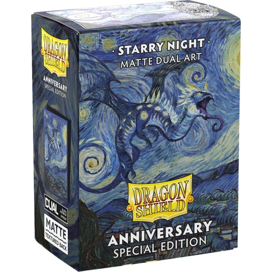 Image for Dragon Shield Dual Matte: Anniversary Special Edition - Starry Night (100-pack) - Card Sleeves