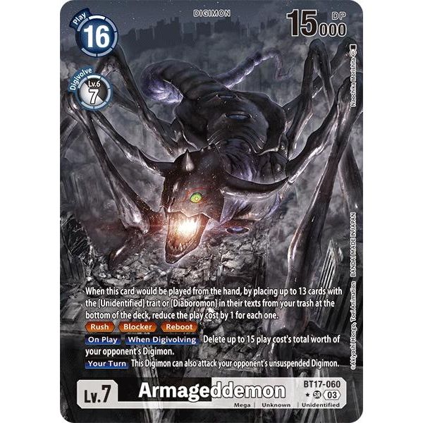 Image for Armageddemon (Alternate Art) (BT17-060 SR) (BT17) - Digimon Card Game