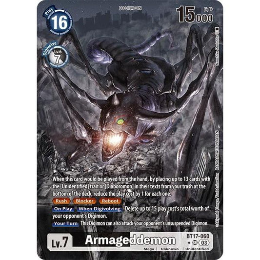 Image for Armageddemon (Alternate Art) (BT17-060 SR) (BT17) - Digimon Card Game