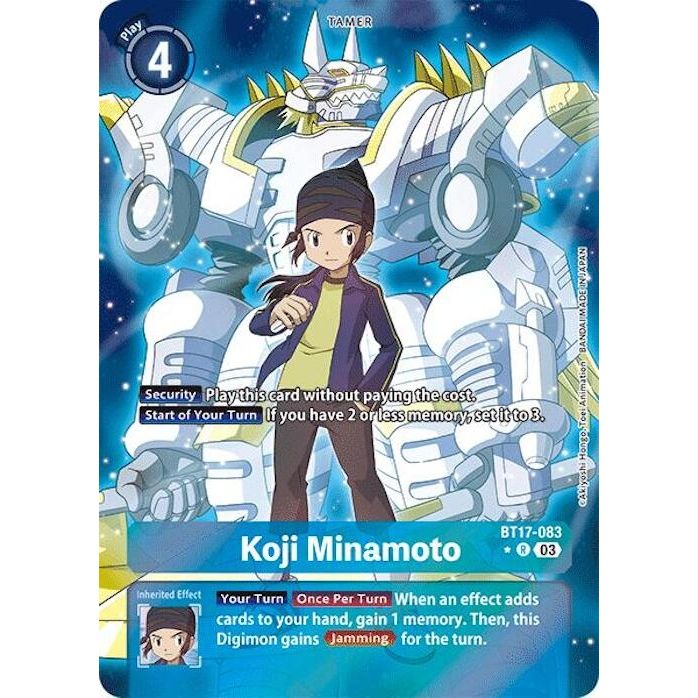 Image for Koji Minamoto (Alternate Art) (BT17-083 R) (BT17) - Digimon Card Game