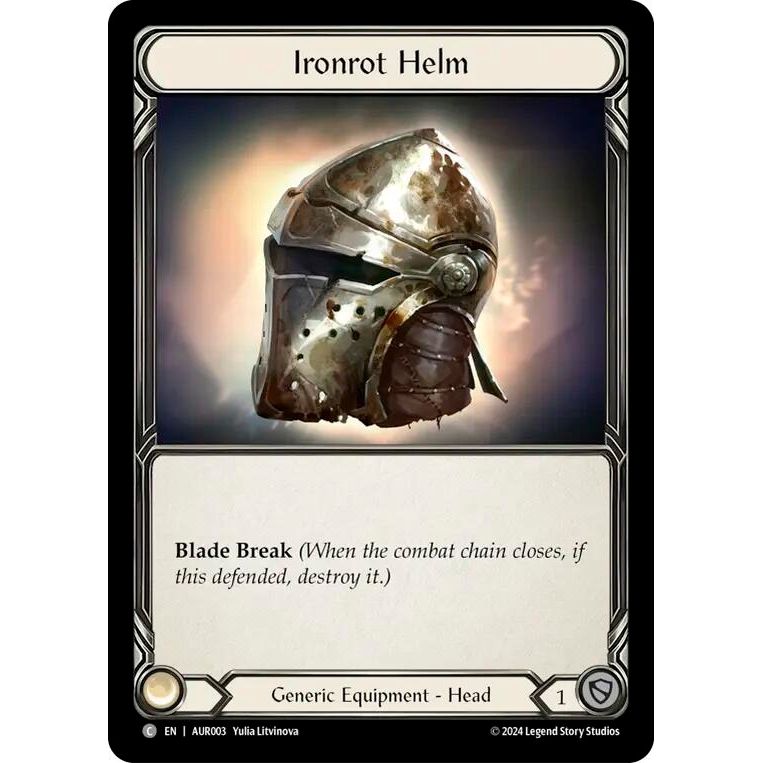 Image for Ironrot Helm (AUR) (AUR003) - Flesh and Blood TCG